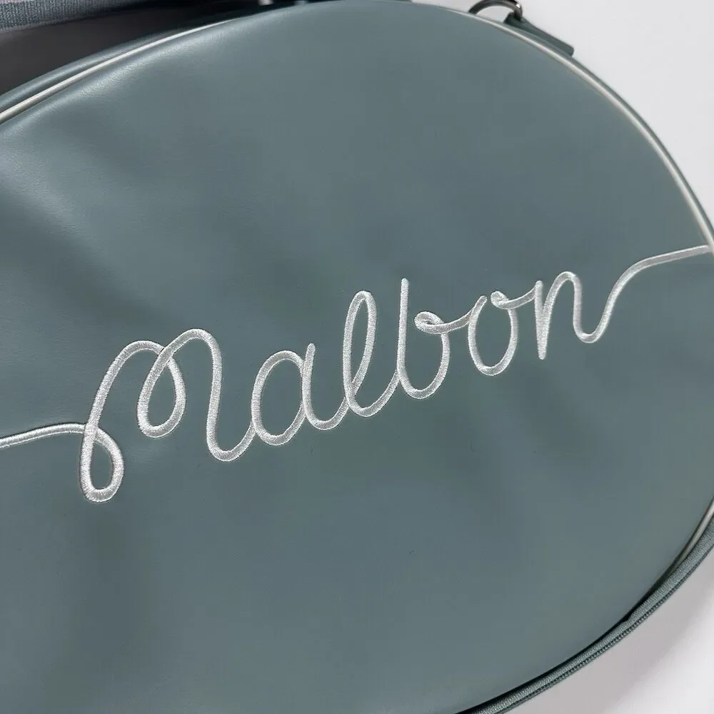 NEW Malbon Golf Paige Contour Tennis Racquet Bag Sky Blue Size OS